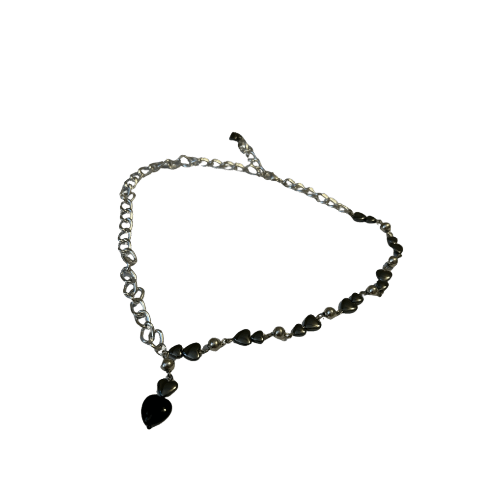 Black Heart Necklace