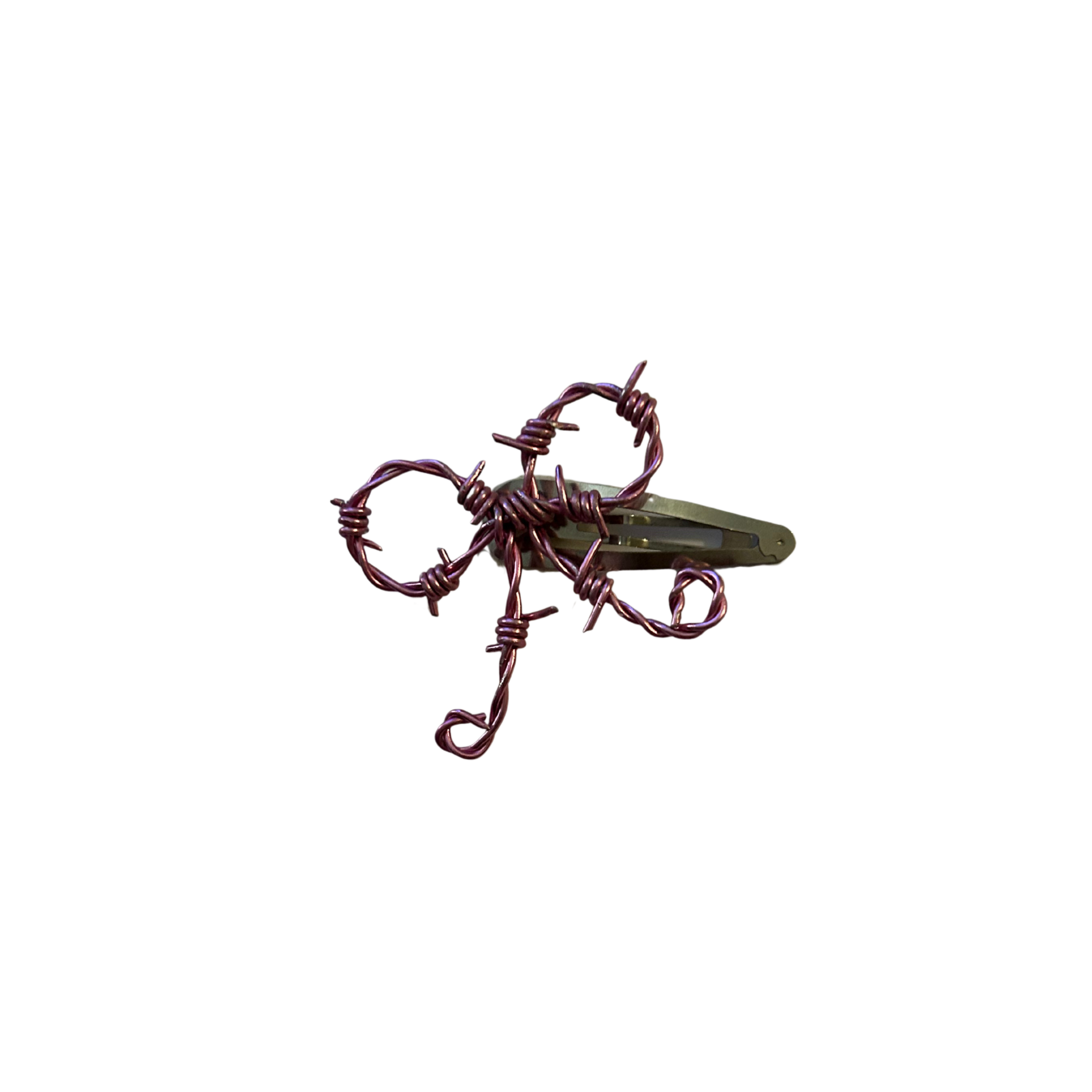 Barbed Wire Bow Clip