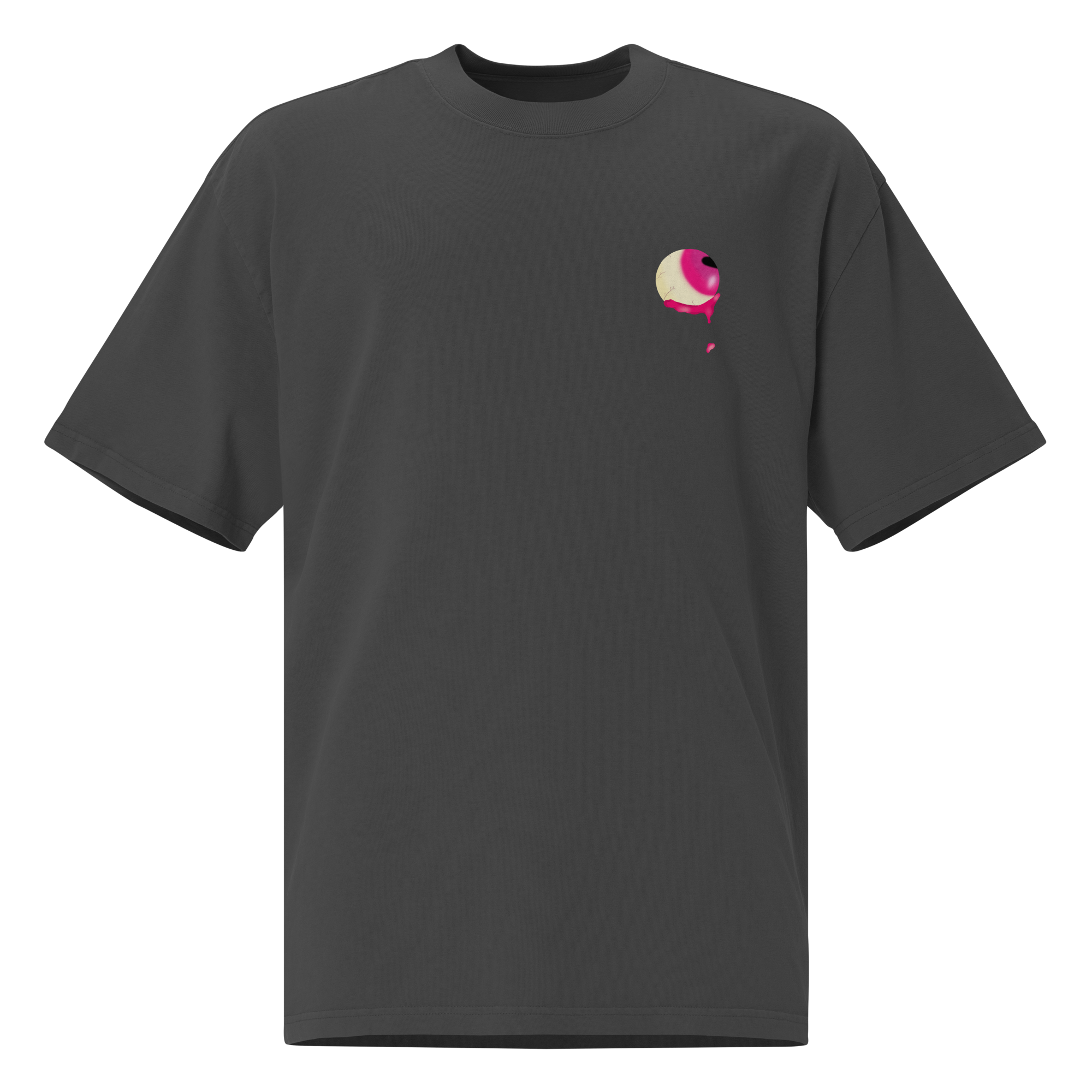 Cherry Eyes Oversized Faded T-shirt