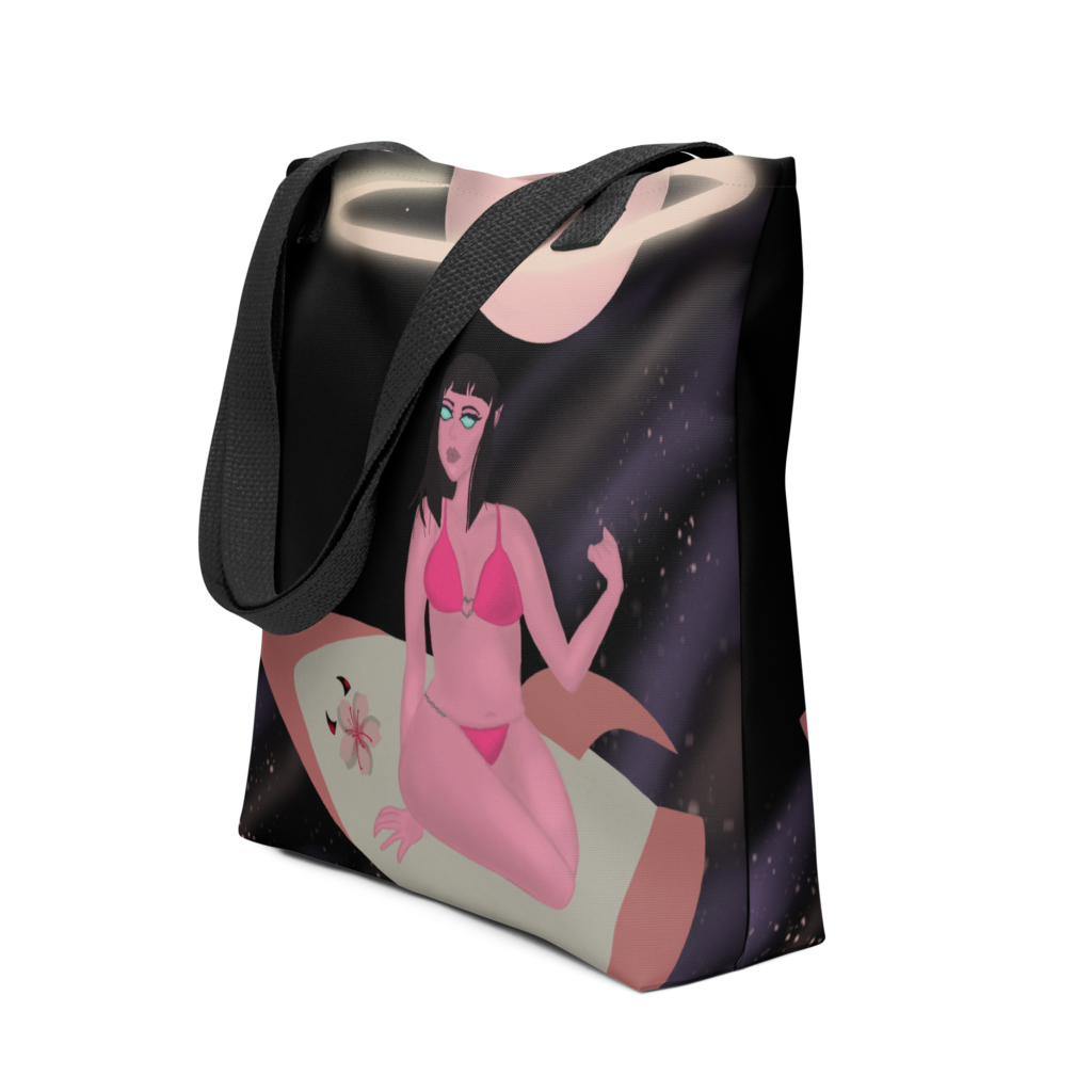 Space Girl Tote Bag