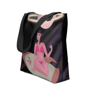 Space Girl Tote Bag